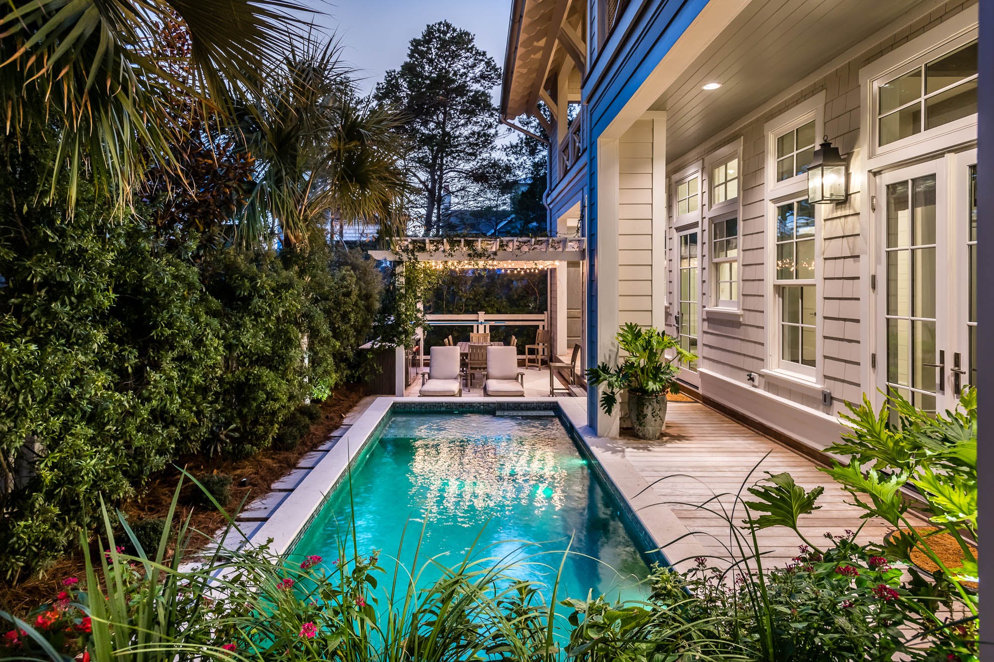 The pool in a 30A vacation rental
